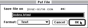 Using Fetch for Macintosh