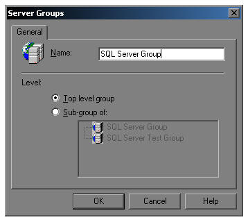 How to set up Microsoft SQL 2000 Enterprise Manager